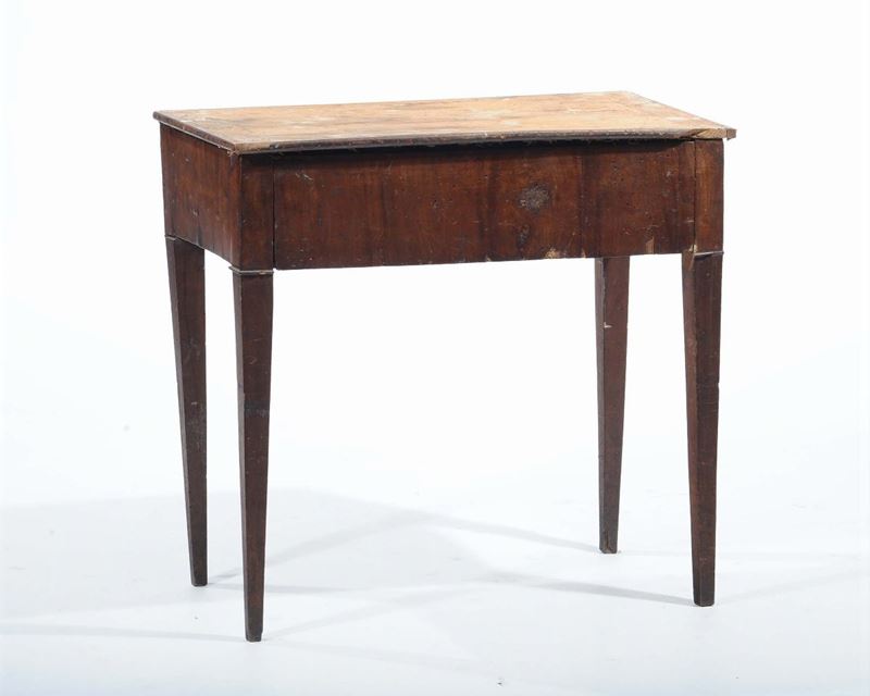Tavolino Direttorio interamente lastronato, XIX secolo  - Auction OnLine Auction 02-2012 - Cambi Casa d'Aste