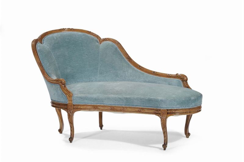 Dormeuse stile Luigi XV, Francia XIX secolo  - Auction OnLine Auction 07-2012 - Cambi Casa d'Aste