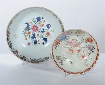 Due Ciotole in Porcellana Imari, Cina XVIII Secolo