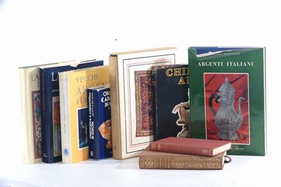 Lotto di Libri su Argenti, Tappeti e Miniature e Cina