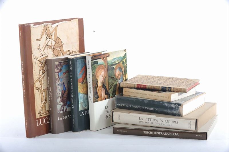 Lotto di libri su pittura genovese  - Asta Antiquariato e Dipinti Antichi - Cambi Casa d'Aste