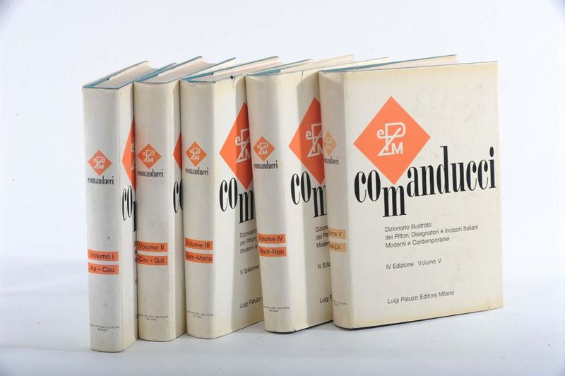 Comanducci in 5 volumi  - Asta Antiquariato e Dipinti Antichi - Cambi Casa d'Aste