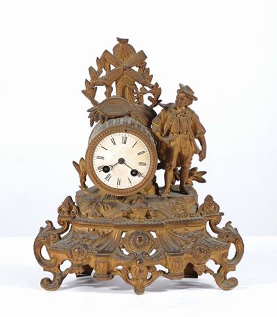 Orologio da Tavolo in Antimonio