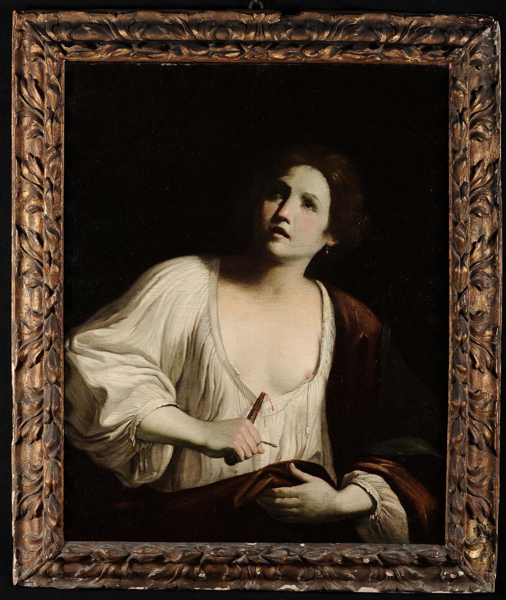Guido Cagnacci (1601-1663), Attribuito Asuicidio di Lucrezia