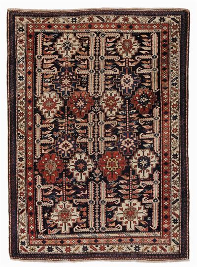 Tappeto Caucasico Shirvan Kuba, XIX Secolo