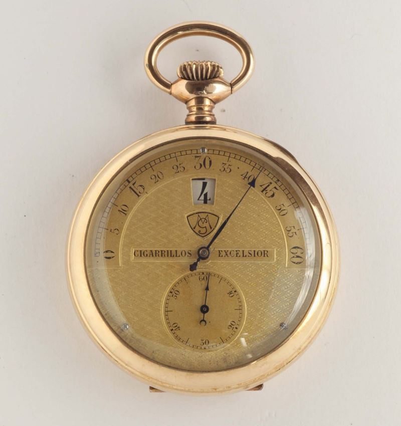 Orologio da tasca saltarello con datario  - Auction Silvers, Ancient and Comtemporary Jewels - Cambi Casa d'Aste
