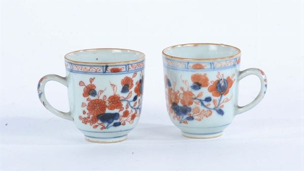 Due tazzine in porcellana Imari