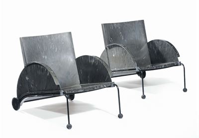 Anna Castelli Ferrieri - Kartelldue Poltrone Bianco/grigie 4814
