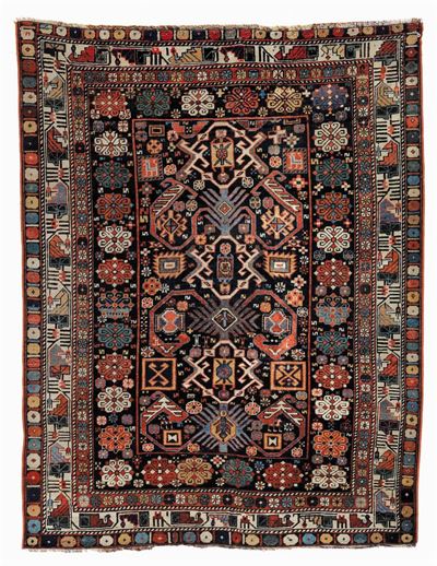 Tappeto Caucasico Shirvan Kuba, Fine XIX Secolo