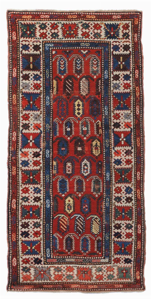 Tappeto caucasico Gandje,  fine XIX secolo  - Auction Ancient Carpets - Cambi Casa d'Aste