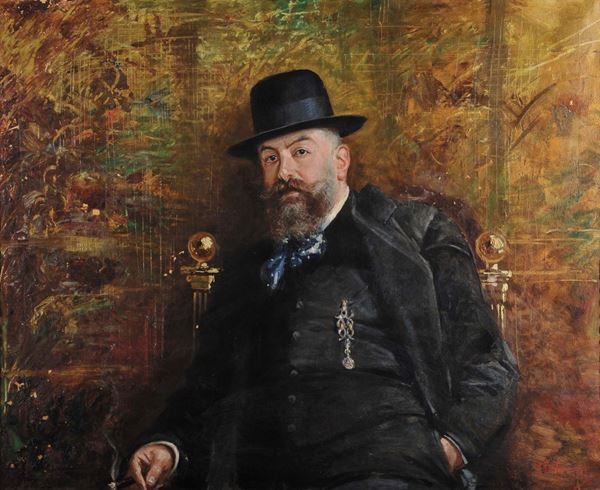 Giovanni Grifo (1868-1935) Ritratto maschile