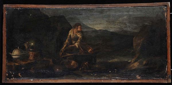 Giorgio Bonola (1657-1700), attribuito a Contadina al fiume