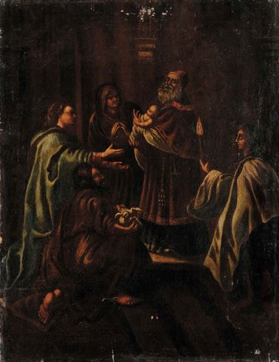 Scuola del XVIII Secolopresentazione di Gesù al Tempio