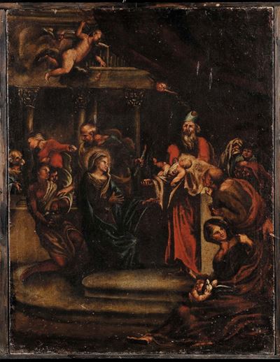 Scuola del XVIII Secolopresentazione di Gesù al Tempio
