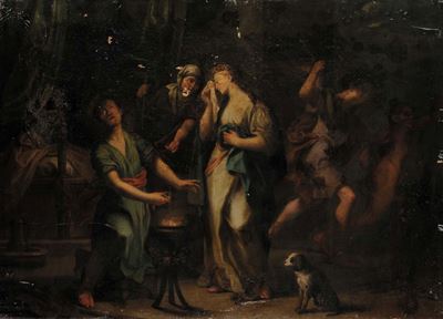 Scuola del XVIII Secoloil Sacrificio di Ifigenia