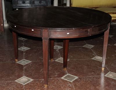 Tavolo in Mogano con Due Allunghe