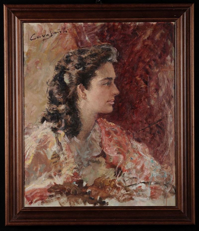 Giuseppe Cavasanti (1895-1950) Marisa  - Asta Antiquariato e Dipinti Antichi - Cambi Casa d'Aste