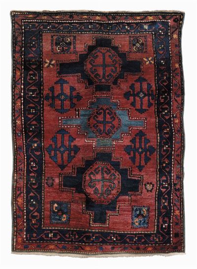 Tappeto Caucasico Kazak, Inizio XX Secolo