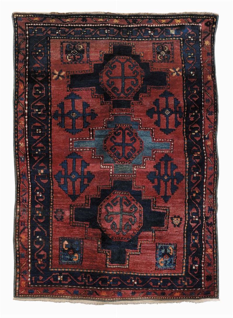 Tappeto caucasico Kazak, inizio XX secolo  - Asta Antiquariato e Dipinti Antichi - Cambi Casa d'Aste