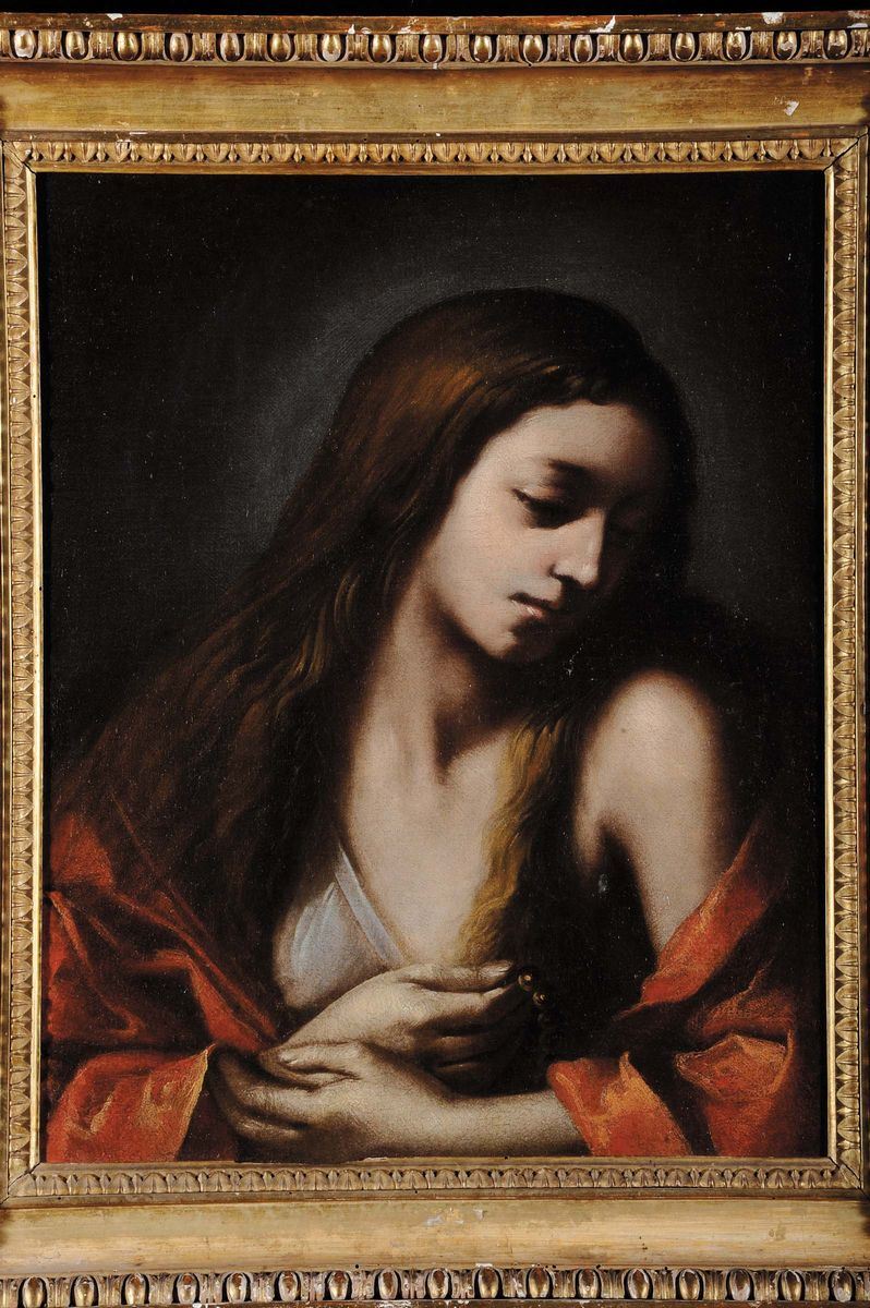 Scuola del XVIII secolo Maddalena  - Auction Antiques and Old Masters - Cambi Casa d'Aste