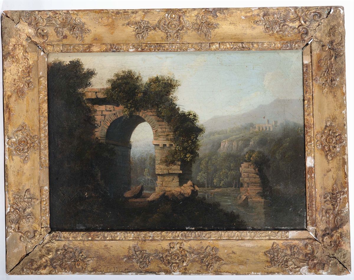Carlo Bonavia (attivo 1755-1788), Attribuito Apaesaggio Roccioso