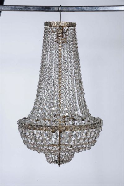 Coppia di Lampadari a Mongolfiera in Stile