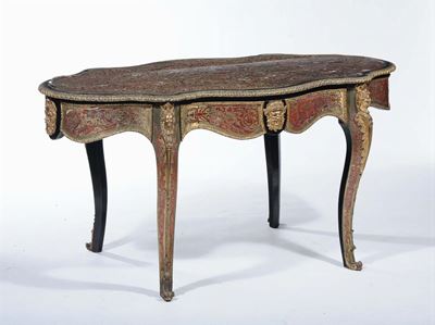 Tavolo Boulle Sagomato, XIX Secolo