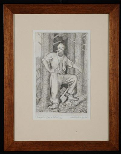 Alberto Helios Gagliardo (1893-1987)boscaiolo