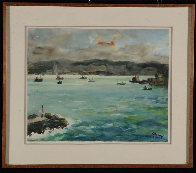 Renato Cenni (1906-1977) Da Portovenere  - Auction Antiques and Old Masters - Cambi Casa d'Aste