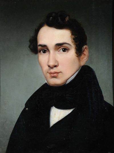 Scuola del XIX Secoloritratto di Uomo