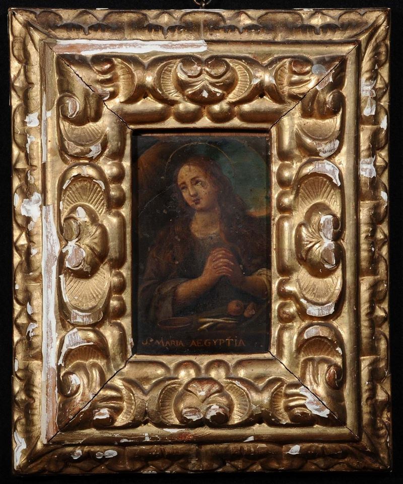 Scuola del XVIII secolo S.Maria egizia  - Auction Antiques and Old Masters - Cambi Casa d'Aste