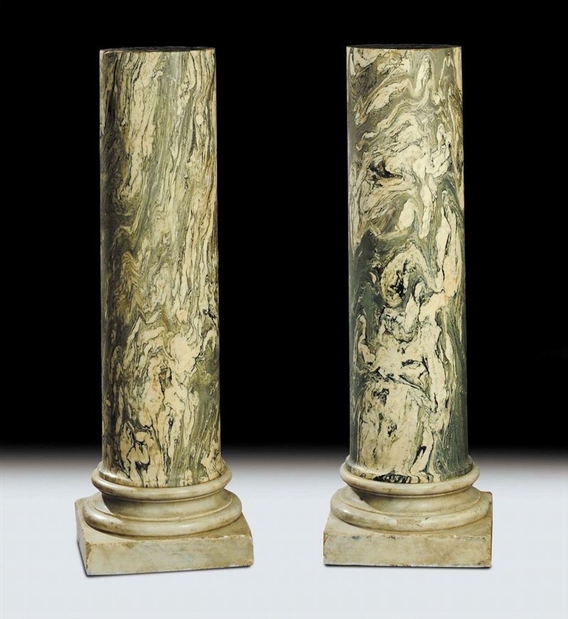 Coppia di colonne in marmo  - Asta Antiquariato e Dipinti Antichi - Cambi Casa d'Aste