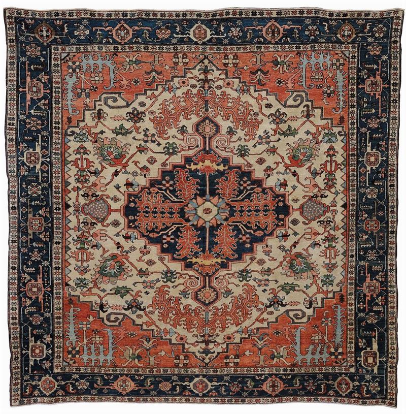 Tappeto Nord Ovest Persia Serapi,  inizio XX secolo  - Auction Ancient Carpets - Cambi Casa d'Aste
