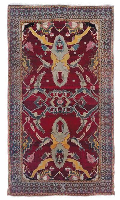 Tappeto Indiano Agra, Fine XIX Secolo