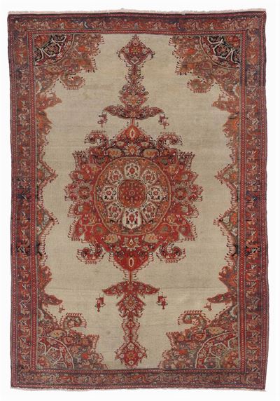 Tappeto Persiano Mishan Malayer, Fine XIX Secolo