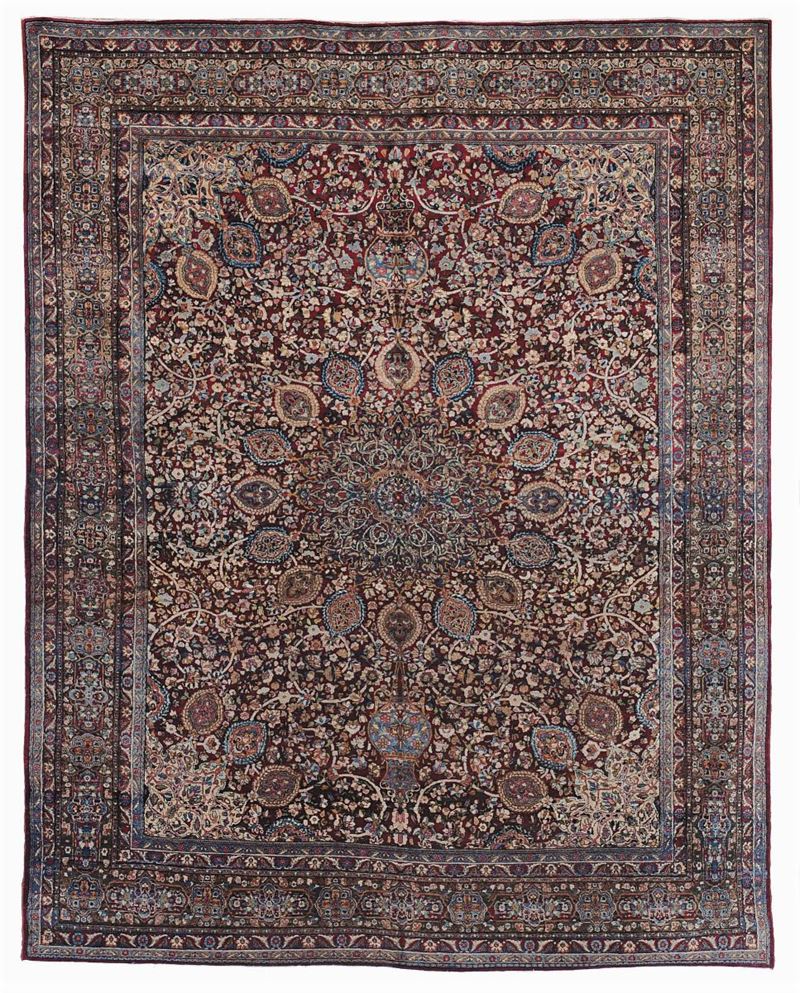 Tappeto persiano Kirman, inizio XX secolo  - Auction Ancient Carpets - Cambi Casa d'Aste