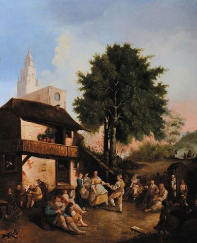 Pietro Domenico Oliviero (1672-1754/55), Attribuito Afesta Campestre