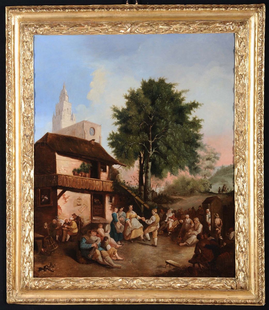 Pietro Domenico Oliviero (1672-1754/55), Attribuito Afesta Campestre