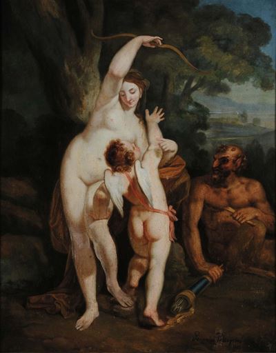 Domenico Pellegrini (1759-1840)venere che Disarma Amore