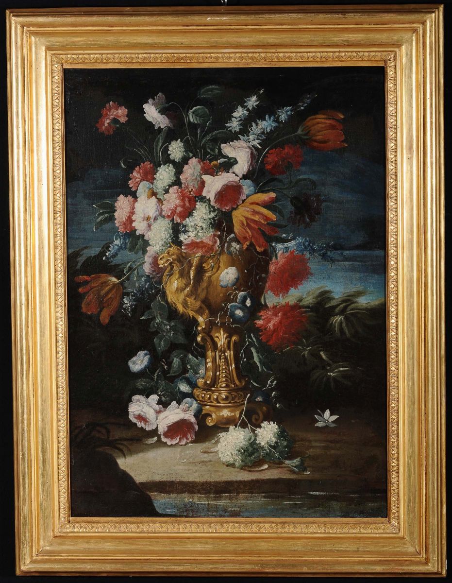 Scuola Francese del XVIII Secolovaso di Fiori