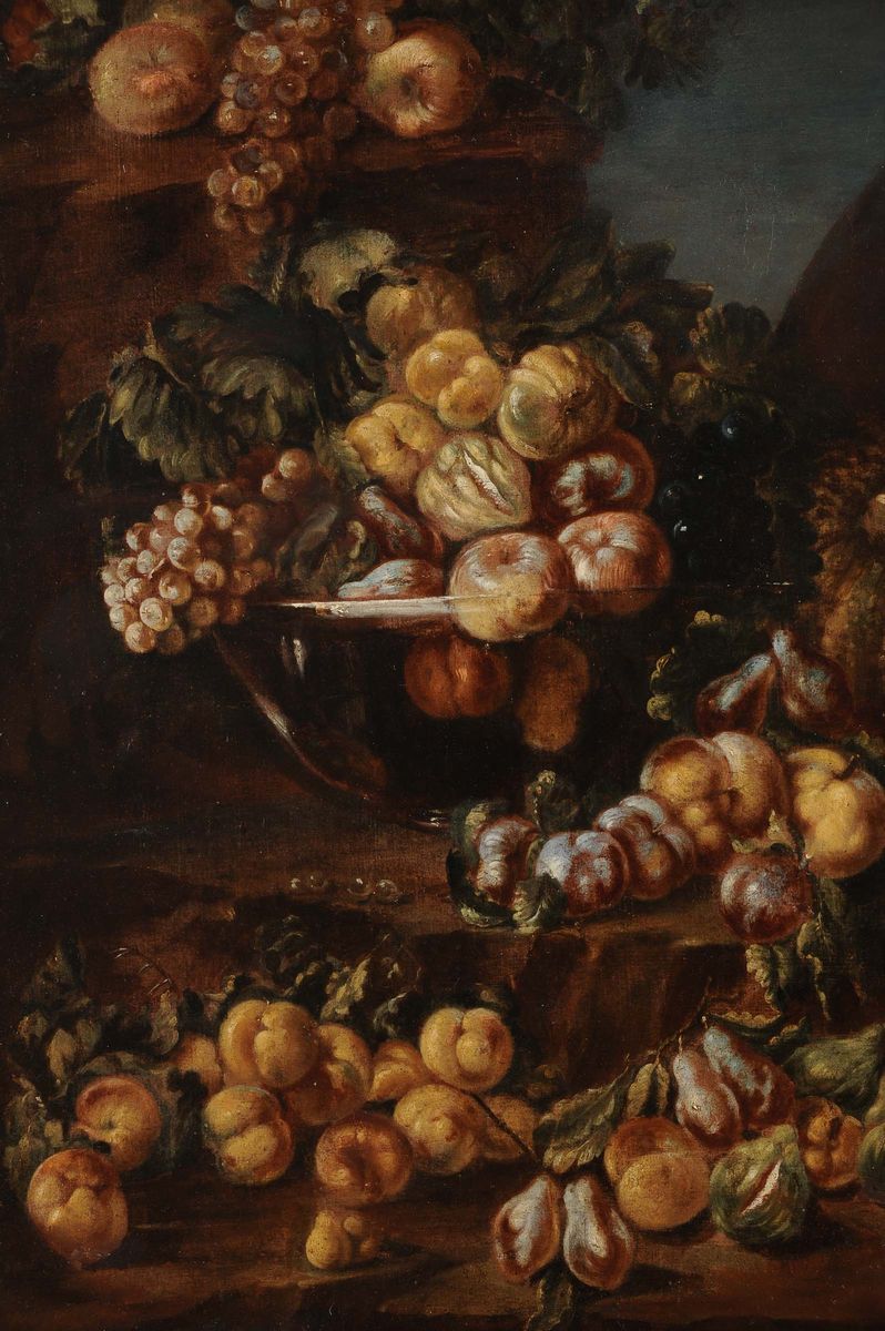 Pietro Navarra (XVII-XVIII), Attribuito Anatura Morta con Ciotola in Vetro
