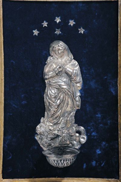 Acquasantiera in Argento, Genova XVIII Secolo