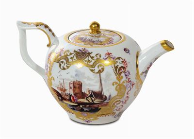Teiera in Porcellana, Meissen 1735