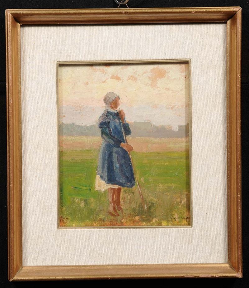 Giorgio Meineri (1910) Contadina  - Asta Asta OnLine 03-2012 - Cambi Casa d'Aste