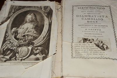 Serto Poetico al Serenissimo Governatore Cambiaso