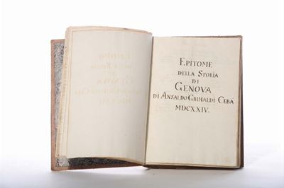Miscellanea Genovaepitome della Storia di Genova