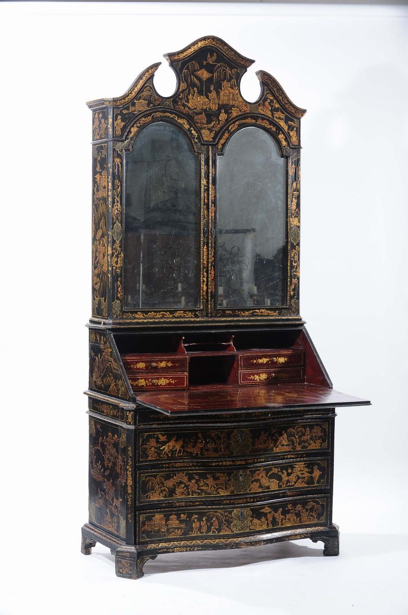Trumeau Laccato a Chinoiserie, XVIII Secolo