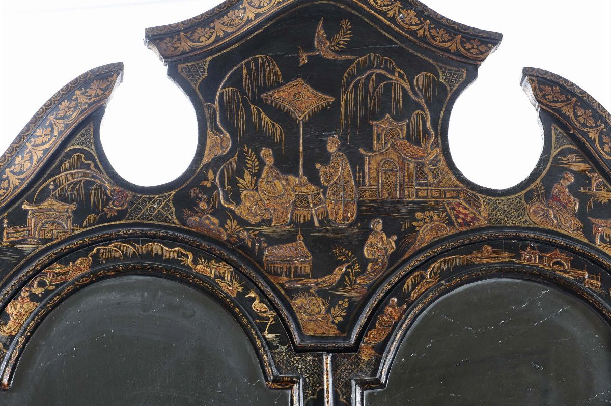 Trumeau Laccato a Chinoiserie, XVIII Secolo
