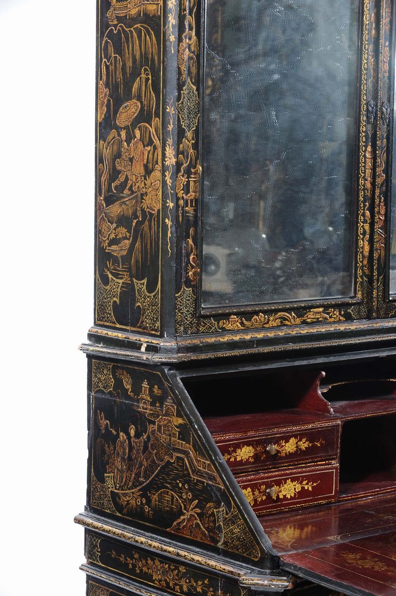 Trumeau Laccato a Chinoiserie, XVIII Secolo