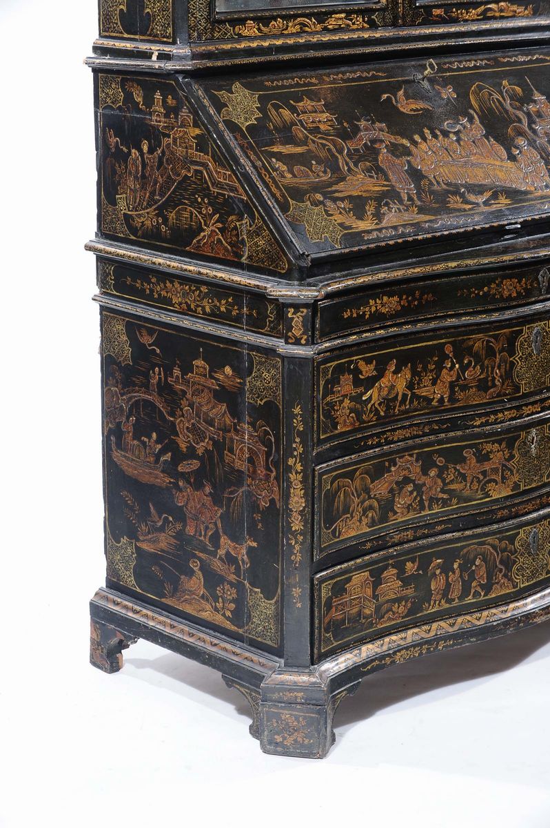 Trumeau Laccato a Chinoiserie, XVIII Secolo